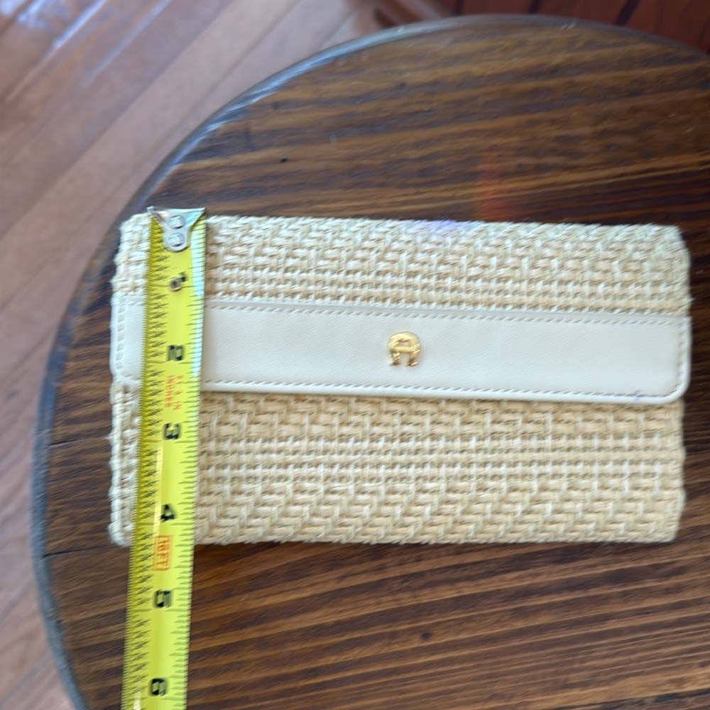 Etienne Aigner Woven Clutch New - Picture 8 of 9